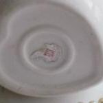 Porcelain Heart Shaped Trinket Box Vintage