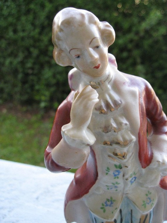 Vintage Made In Japan Porcelain Gentleman Figurine Victorian
